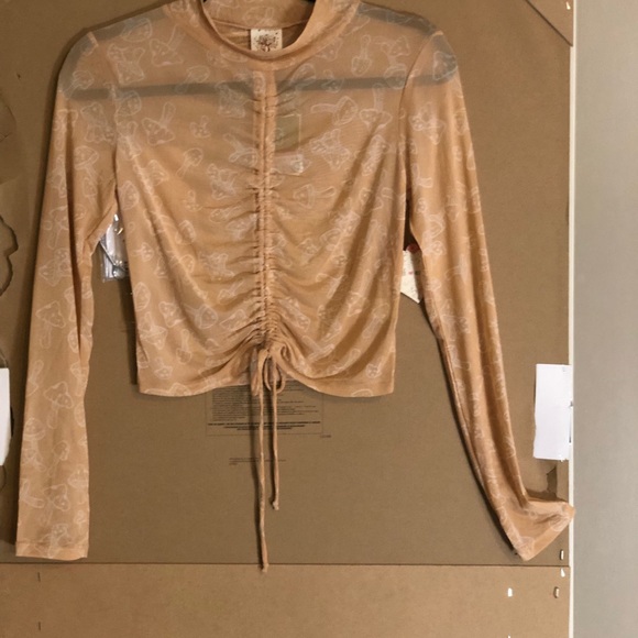 Self ❤️esteem mesh crop top - Picture 3 of 4